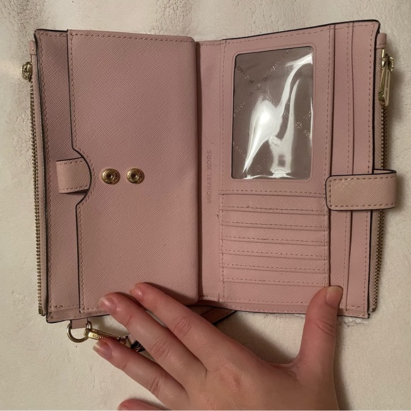 Michael Kors Large Double Zip Wristlet Wallet - Picture 4 of 4